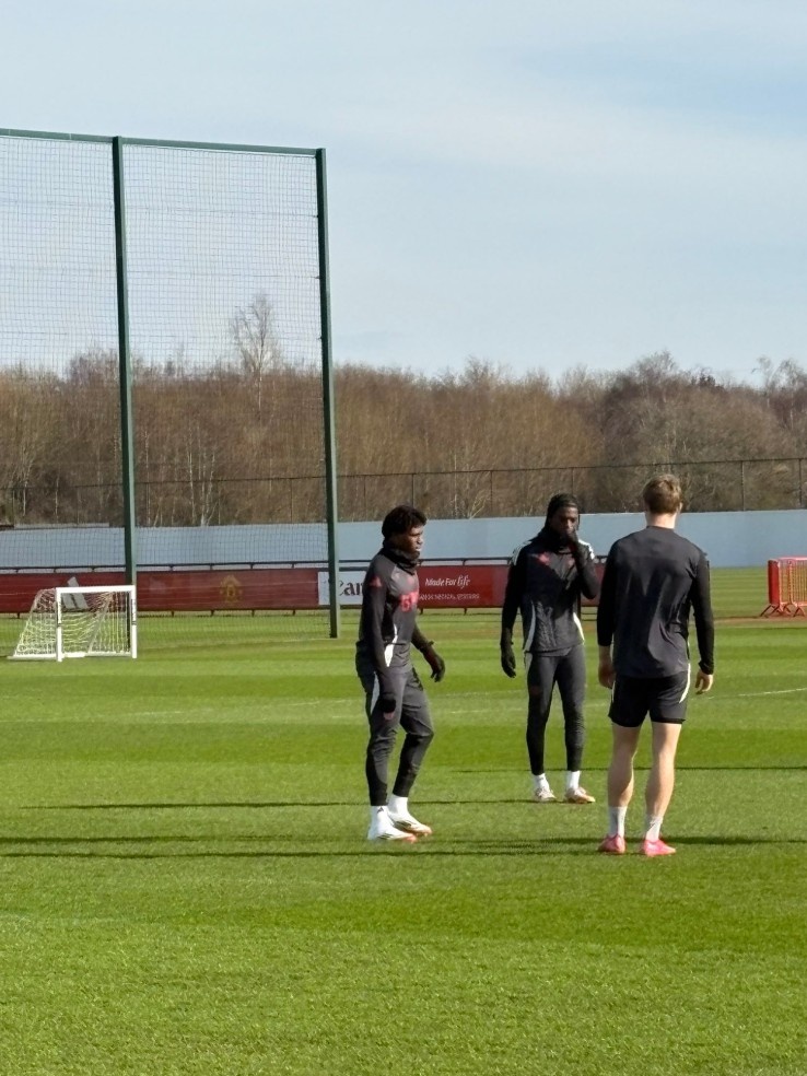 记者报曼联训练情况:马奎尔&乌加特缺席,加纳乔&多古参加训练