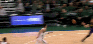 生猛怪兽！字母哥连续撞飞芬尼-史密斯 一次2+1一次造犯规！